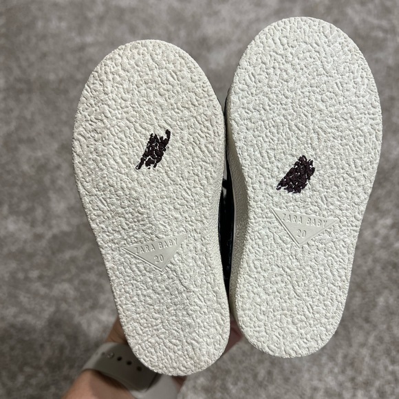 Zara Baby Boy Shoes Navy Boots EU SIZE 20/US SIZE 4.5 - Picture 7 of 8